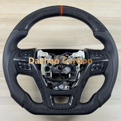 Real Glossy Carbon Fiber Steering Wheel For FORD EXPLORER 2016 2017 2018 Sport Wheel High Quality Custom Style