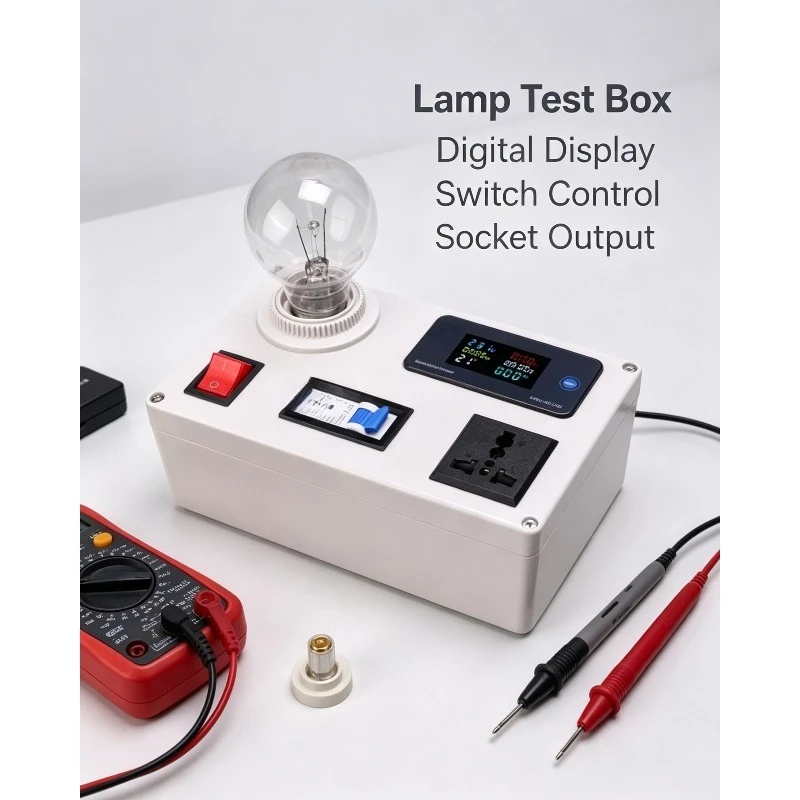 Short‑Circuit Protection Anti‑Explosion Repair Tester For Socket Switch Power Supply New Energy Charger Maintenance DIY Spare