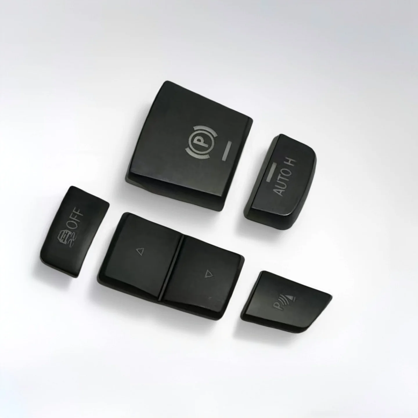 5pcs Handbrake Variable Speed Panel Side Switch P Button Cover Car Handbrake Button For BMW 5 6 Series F10 GT F07 F13 F01 Decals