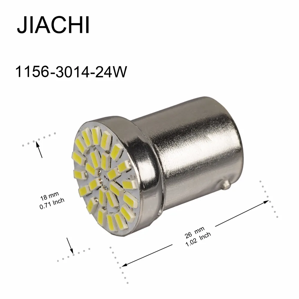 

Jiachi 10 шт. P21W 1156 BA15S 1157 BAY15D 7443 светодиодный Bulb 12V White Super Bright Car указатели поворота, фонари заднего хода, стоп-сигналы