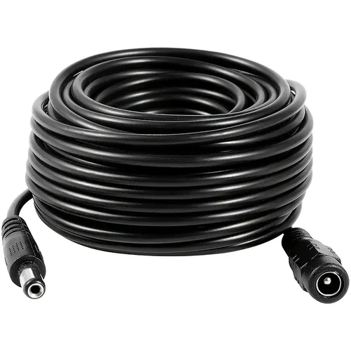 Cable de extensión de Cable de alimentación de 12V CC, 5,5mm x 2,1mm, conector CC macho a hembra, Cable de alimentación para cámara CCTV de 3M/5M/10M/15M/20M/30M/50M