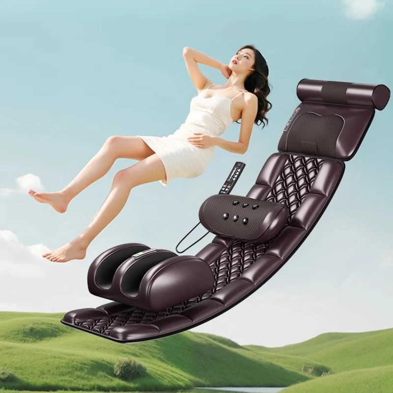 

Electric Massage Mattress Vibrating Heating Body Massager Cushion for Neck Back Foot Full Body Pain Stress Relief Body Relax