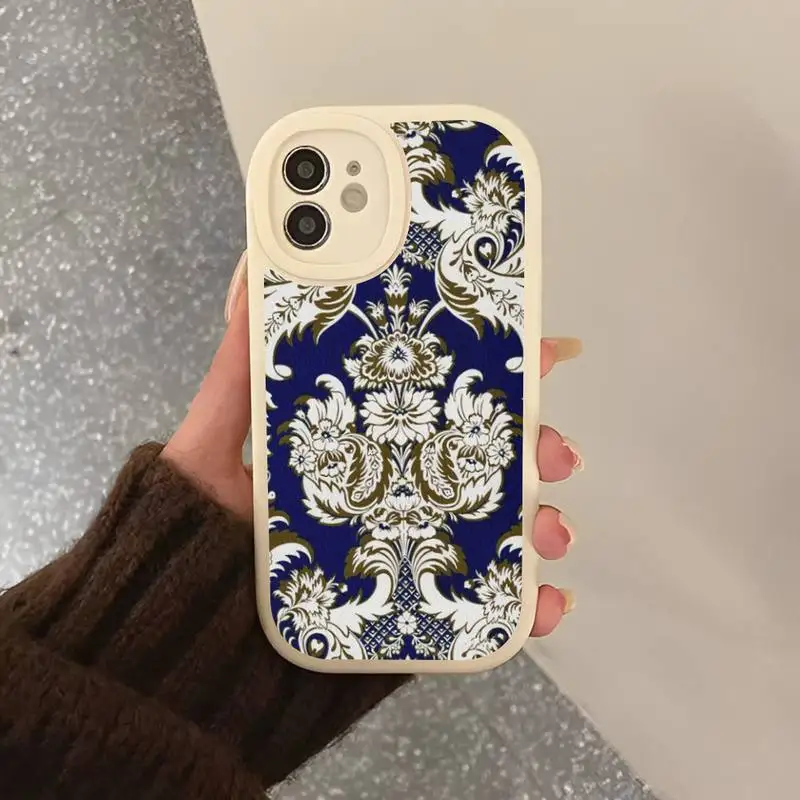 Persian carpet Floral Phone Case Hard Leather Phone Case for iPhone 13 12 Mini 11 14 Pro Max Xs X Xr 7 8 Plus 6 6s Se 2022