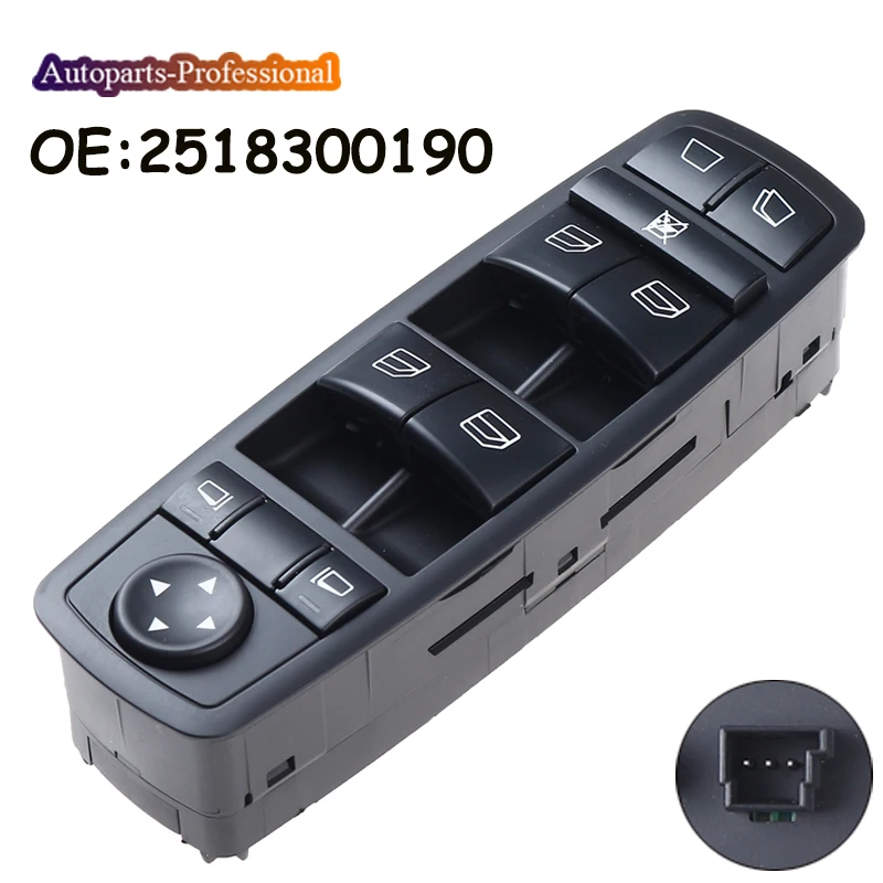 New Power Window Mirror Switch Control Unit A2518300190 2518300190 For Mercedes W164 W251 GL320 R320 R500 R63 GL450 GL550