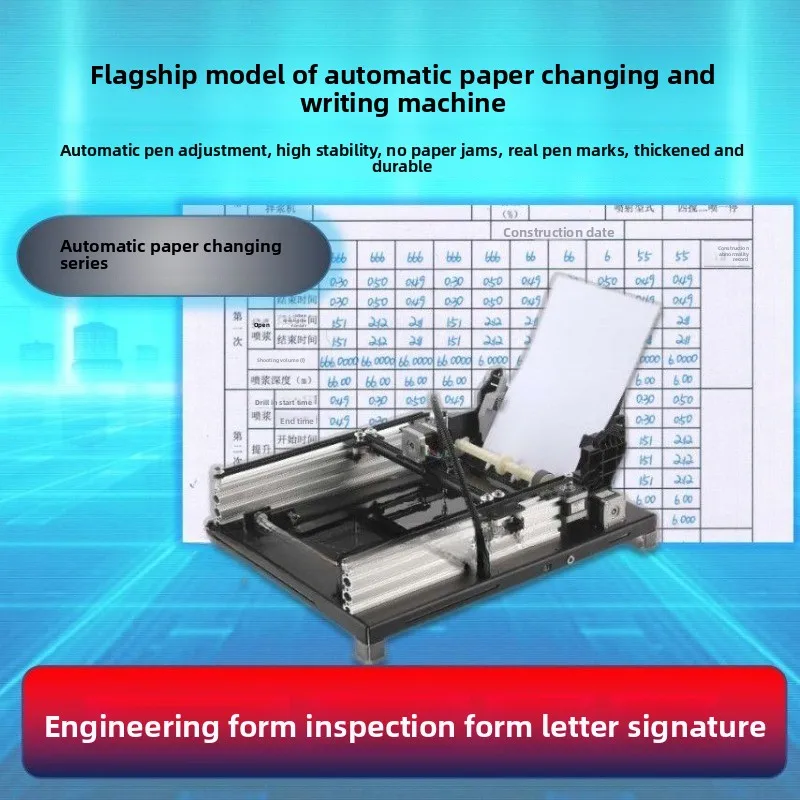 Imitation handwriting for paper, note typewriter