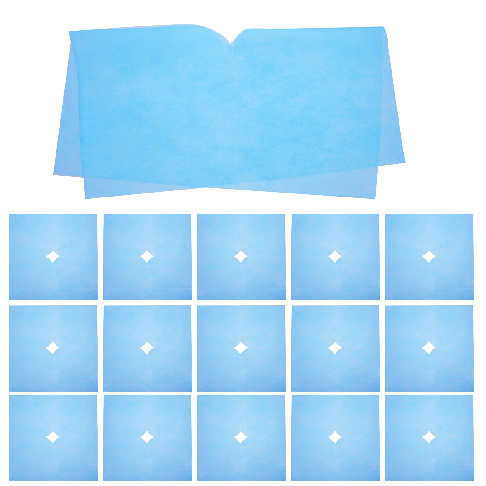 

100Pcs Face Pillow Covers Disposable Non Woven Fabric Breathable Massage Bed Hole Covers Salon Headrest Pads Soft Comfortable