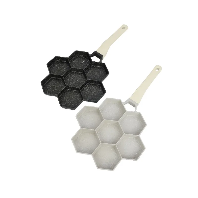 

Breakfast pan Multi-purpose pan Honeycomb non-stick flat-bottomed porous frying