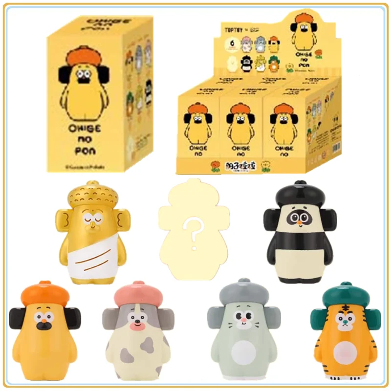 

Original TOPTOY OHIGE NO PON Blind Box Guess Bag Toys Doll Cute Anime Figure Desktop Ornaments Collection Gift Cute Model Gifts