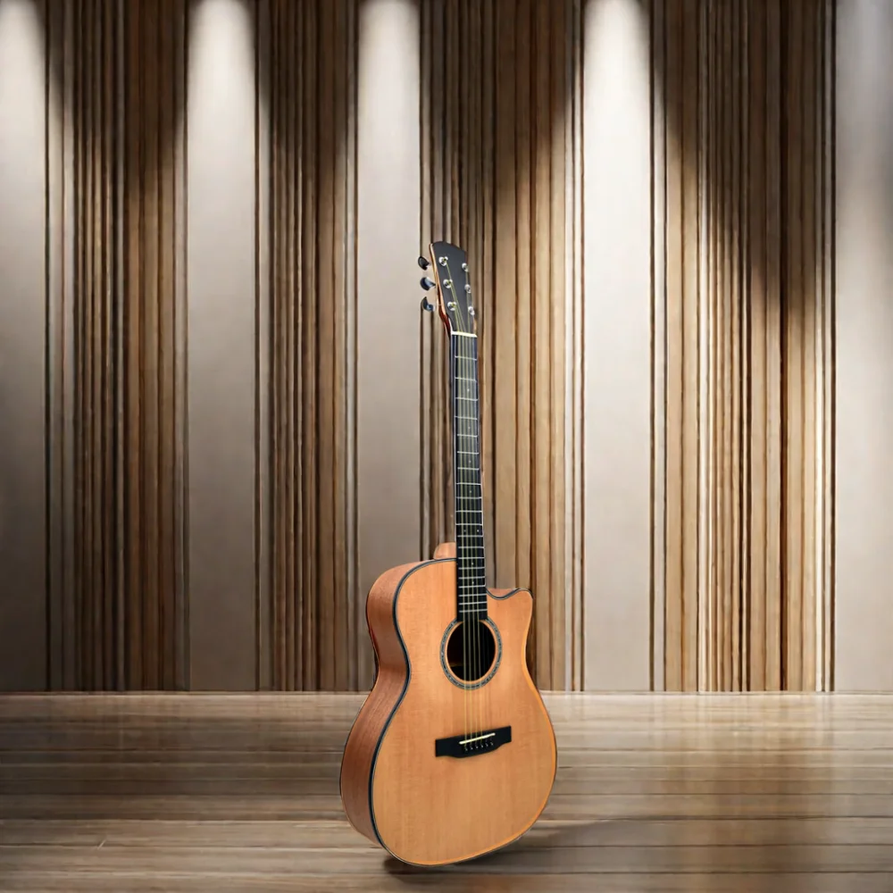 High Quality Top Solid Acoustic Guitar On Clearance