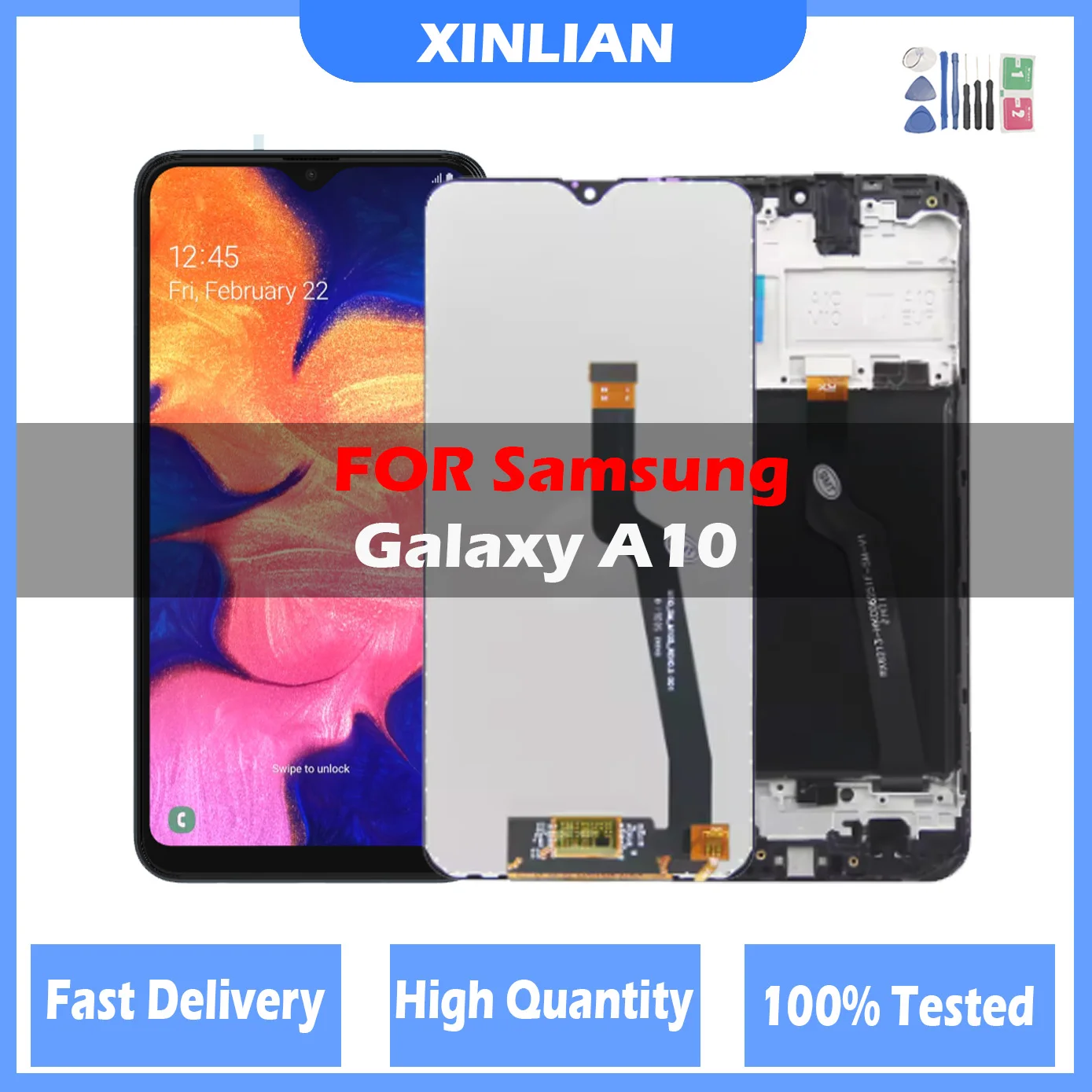 

6.2" LCD For Samsung Galaxy A10 A105 Display Touch Screen Digitizer Assembly A105F A105G A105M A105FN LCD Replacement Parts