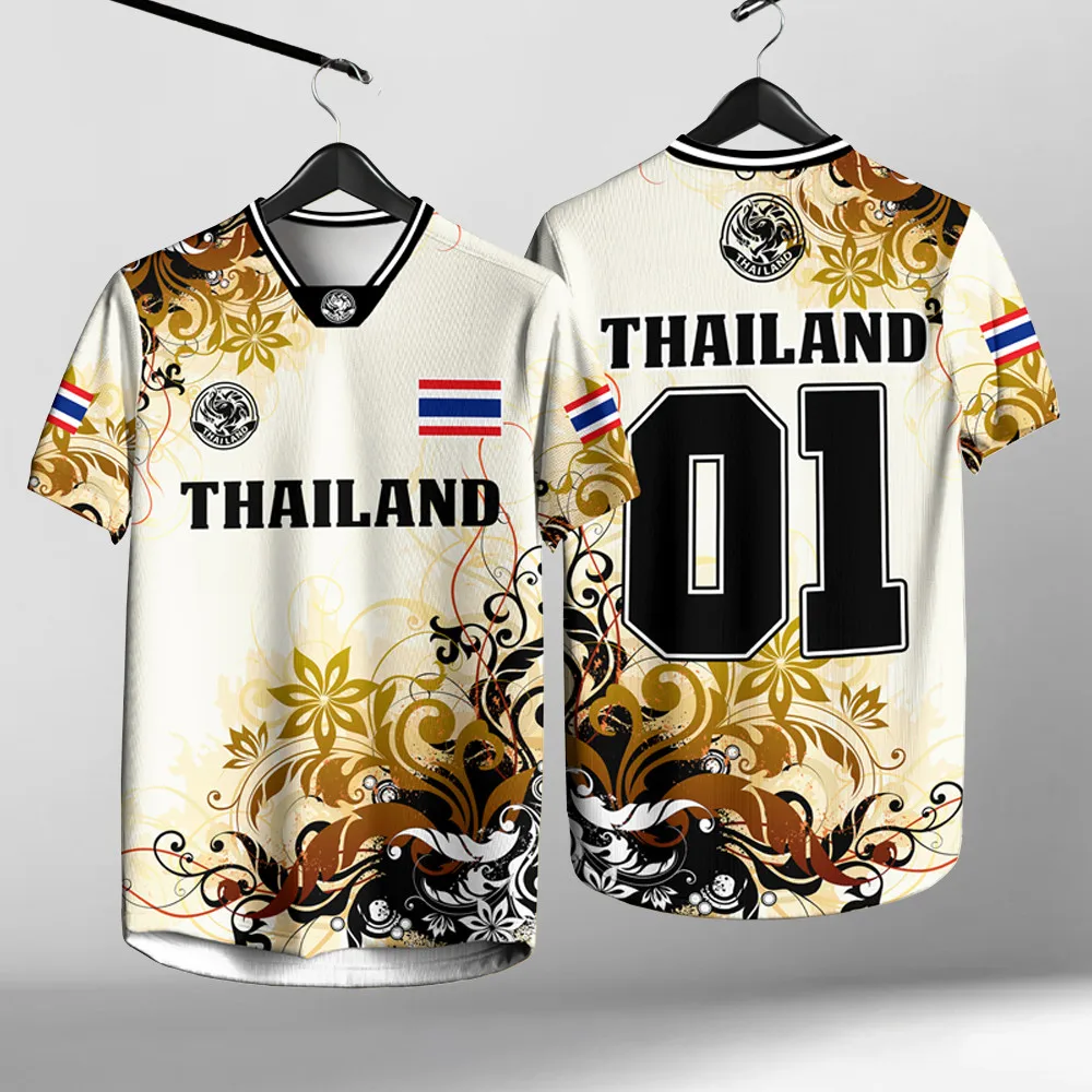 Männer Und Frauen Elefanten Thailand 3D Gedruckt Rundhals Kurzarm Sommer Straße T-shirt männer Hohe Qualität Übergroßen Atmungsaktiv