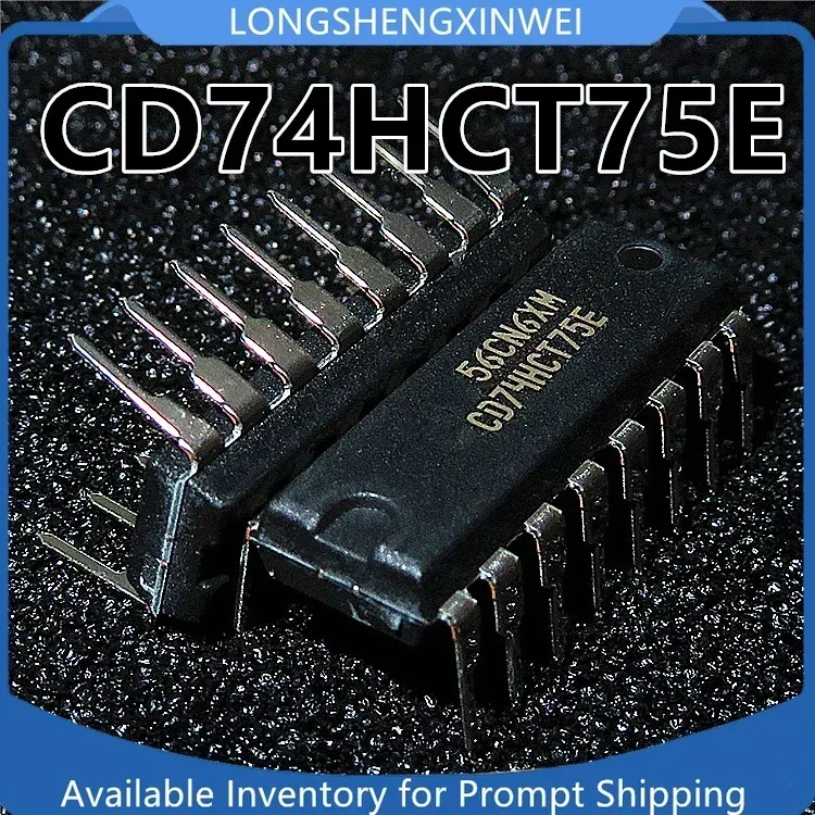 1PCS CD74HCT75E 74HCT75 Two-way 2-bit Bistable Transparent Latch Integrated Circuit Single Chip IC