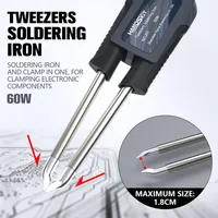 T12 Soldering Station Tweezers Handle For Handskit STM 32 Soldering Station Temp Adjust Portable Home Electronics Repair Tool