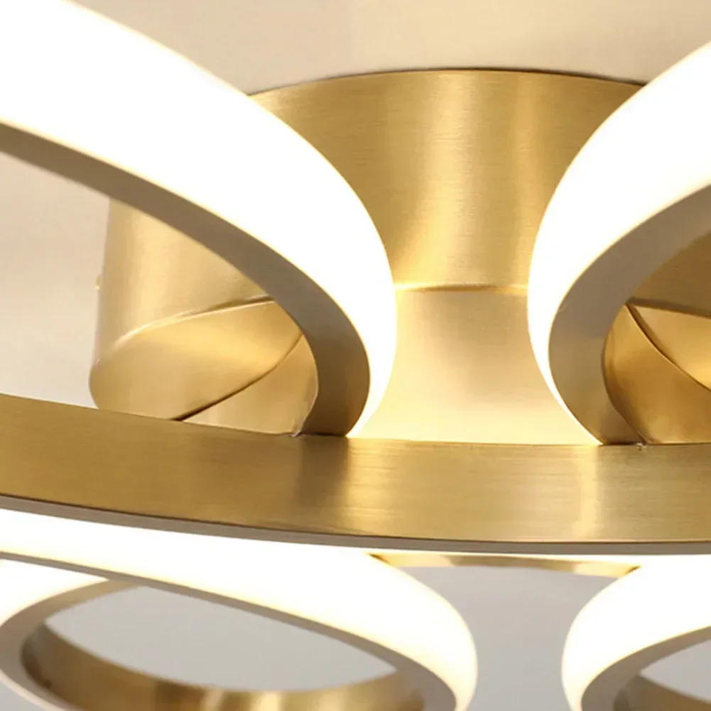 

Modern Flower LED Ceiling Light 12W Chandelier for Bedroom Living Room Corridor - Energy Efficient Household Lighting