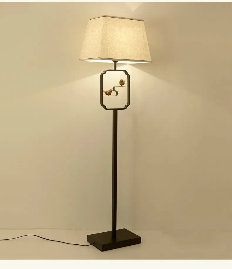 New Chinese desk lamp bedroom bedside lamp modern retro Zen living room study hotel project led decorative desk lamp
