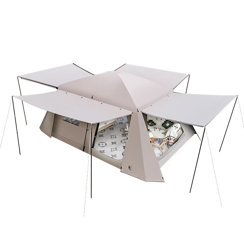 

Outdoor camping equipment supplies, vinyl roof 13 sun and rain protection overnight camping big tent