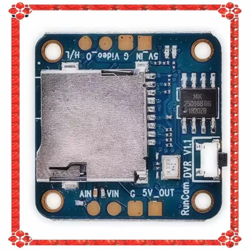 Consegna in 24 ore 1 PZ Mini FPV DVR Registratore Video Registratore Audio M2 Foro PC + Metallo Per Mini FPV Racing Drone Quadcopter