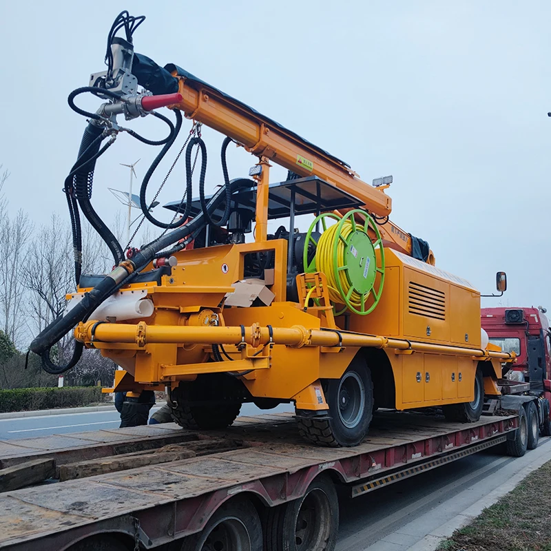 YG Wet Mix Shotcrete Machine Tunnel With Robot Arm Construction Automatic Spraying Concrete