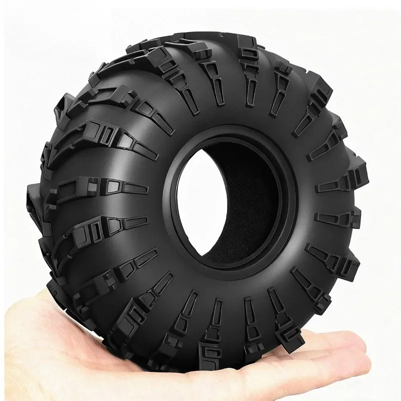 

4pcs 2.2 Inch The Hellhounds Rubber Tires 140x55mm For 1/8 1/10 Rc Crawler Wraith Rr10 Scx10 H8h Wrangler 2.2 off-road Tire