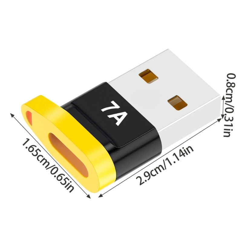 High Efficiency USB to USB C Adapter for Seamlessly Data Transfer for Electronic 24BB