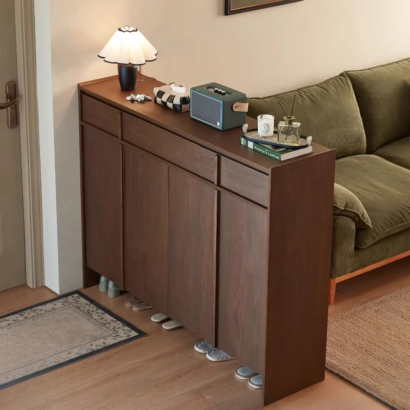 

Luxury Makeup Shoe Shelf Nordic Wooden Plant Filing Cabinets Shoe Shelf Closet System With Seat Gabinete Entrance Furniture