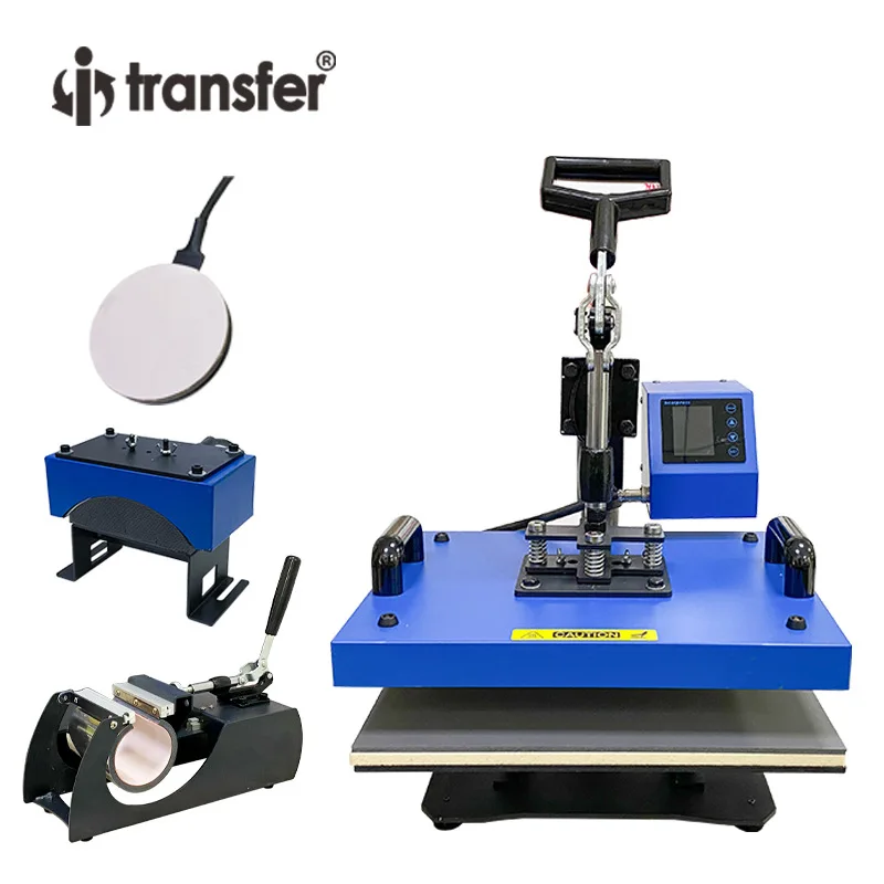 

Sublimation transfer equipment 4-in-1 multi-function machine, clothes, mobile phone case, mug pattern custom DIY