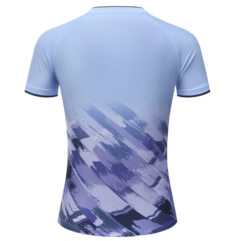 Рубашки для бадминтона женские с 3D принтом высокого качества для фитнеса с короткими рукавами для тренировок на открытом воздухе команда для бега повседневные трикотажные изделия для пинг-понга