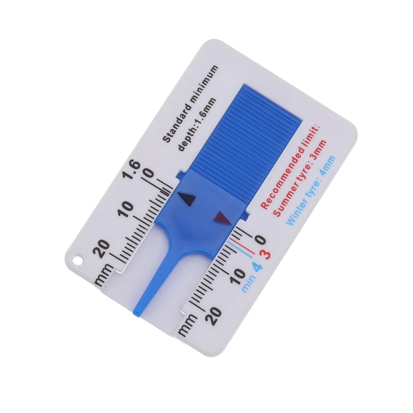 

Tire Depth Gauge Car Tire Depth Measurer Regular Tire Monitoring Pocket-sized Sliding Design Clear Measurement Data