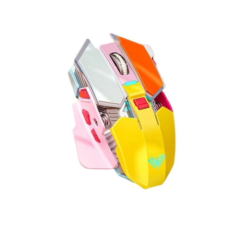 Mouse da gioco wireless Sc300 Molti pulsanti Mouse e-sport Blocco colore 3200 dpi Notebook Desktop Office Home Regali di gioco dedicati