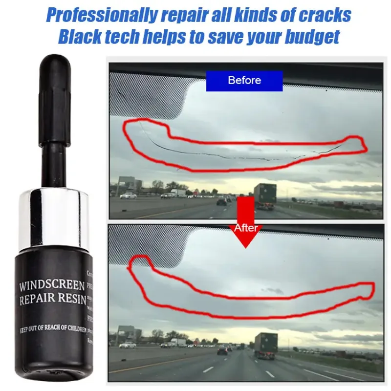 Простая жидкость для ремонта стекла, жидкость для ремонта трещин со звездами, инструмент для ремонта лобового стекла, комплект жидкости для ремонта стекла
