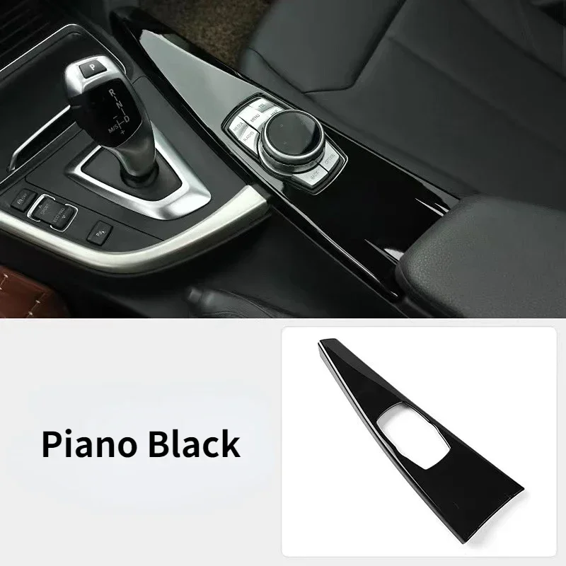 For BMW 3 4 Series F30 F31 F32 F36 3GT 320i Carbon Fiber Car Center Console Gear Shift Panel Sticker Cover Interior Decoration