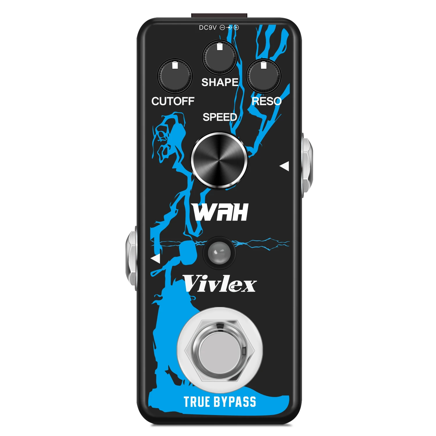 VIVLEX Wah Guitar Pedal Wah Effect Ultrafunk Styles Digital Auto WahWah Pedals Full Metal Shell Effector Electric Guitar Bass