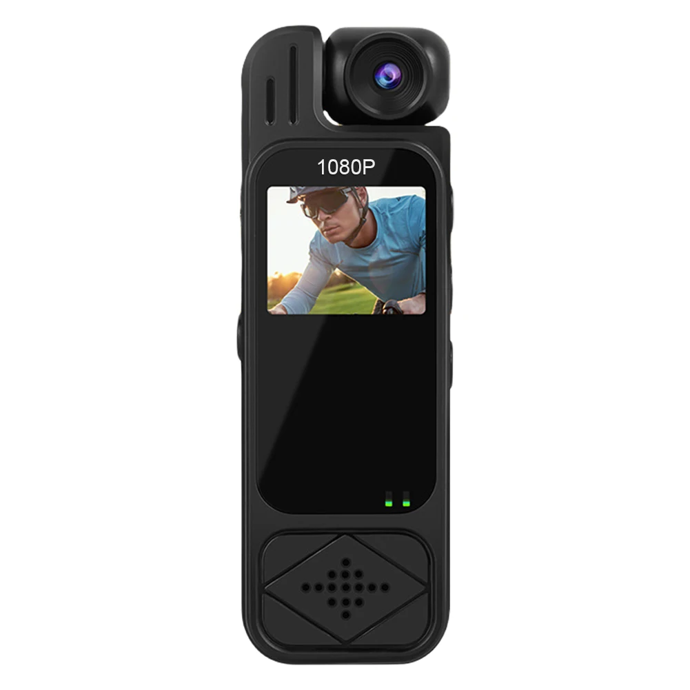 1080p/2k filmadora portátil visão noturna gravador de vídeo ao ar livre câmera de ação wi-fi para registros de trabalho guarda