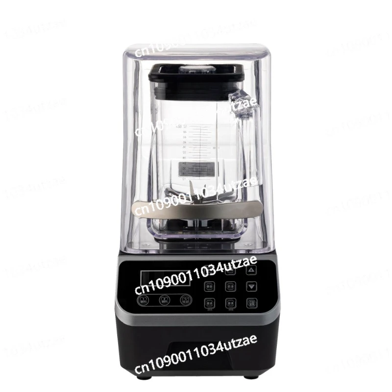 Multifunctional Commercial Mute Smoothie Machine with Cover Juicing Grinder Household High-power Sound Insulation Wall Breaker