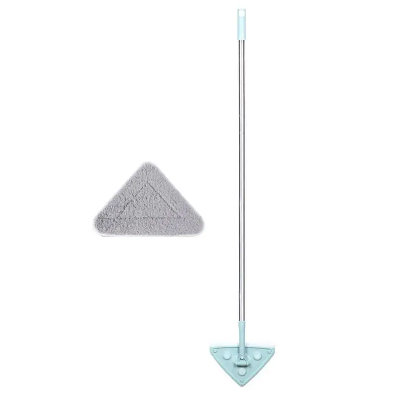 Triangular Deep Cleaning Wall Mop Triangle Window Floor Mops With 360 Degree Rotation Mops With Larger Mopping Area For Ceramics