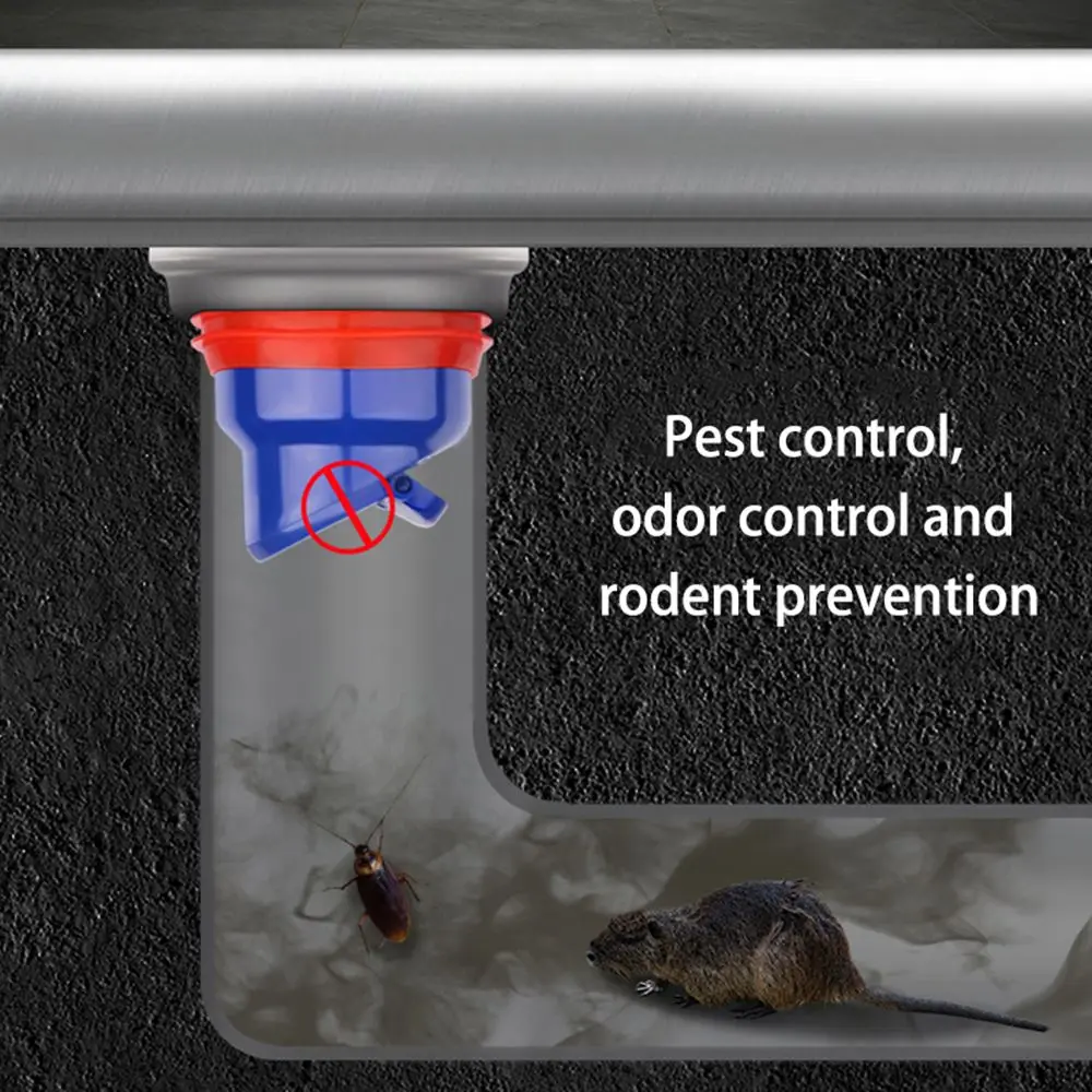 

Useful Bathroom Accessories Colande One Way Valve Sewer Shower Drainer Floor Drain Drain Cover Stopper