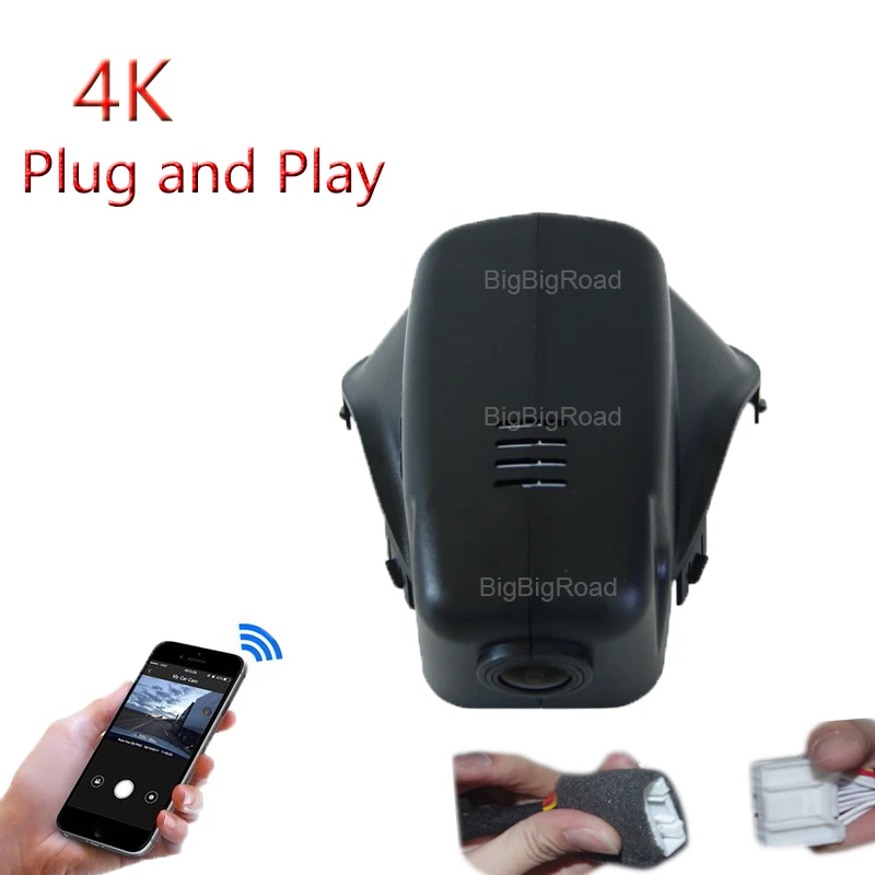 

4K Plug And Play Car Wifi DVR Video Recorder Dashcam Camera For Volvo V60 S60 S60L S80 S80L 2011 2013 2014 2015 2016 2017