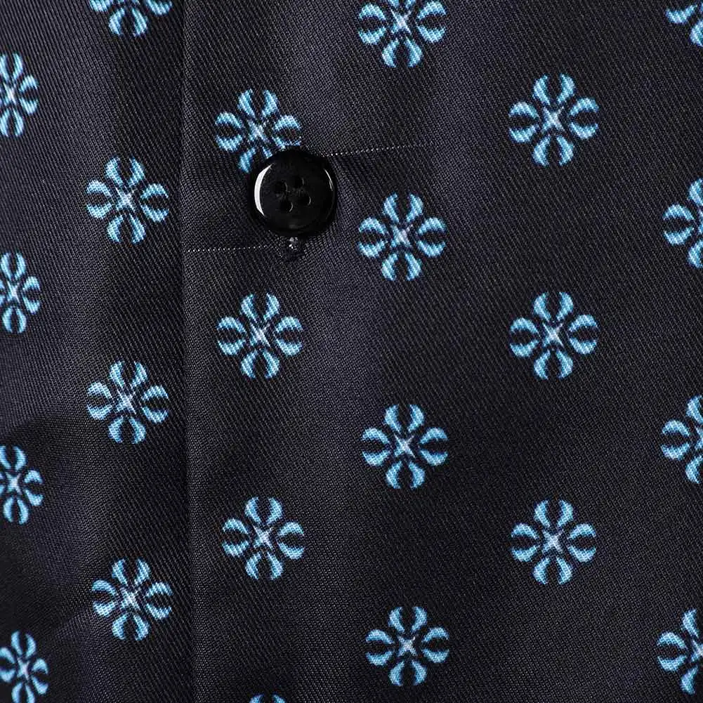 Dalton ชุดผู้ชายเสื้อเชิ้ตคอสเพลย์เครื่องแต่งกายสวมบทบาท2024ชุดแต่งกายวันฮาโลวีนสำหรับผู้ชายเสื้อลายพิมพ์สีดำ