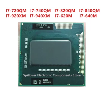 I7-720QM I7-740QM I7-820QM I7-840QM I7-920XM I7-940XM I7-620M i7-640M laptop CPU