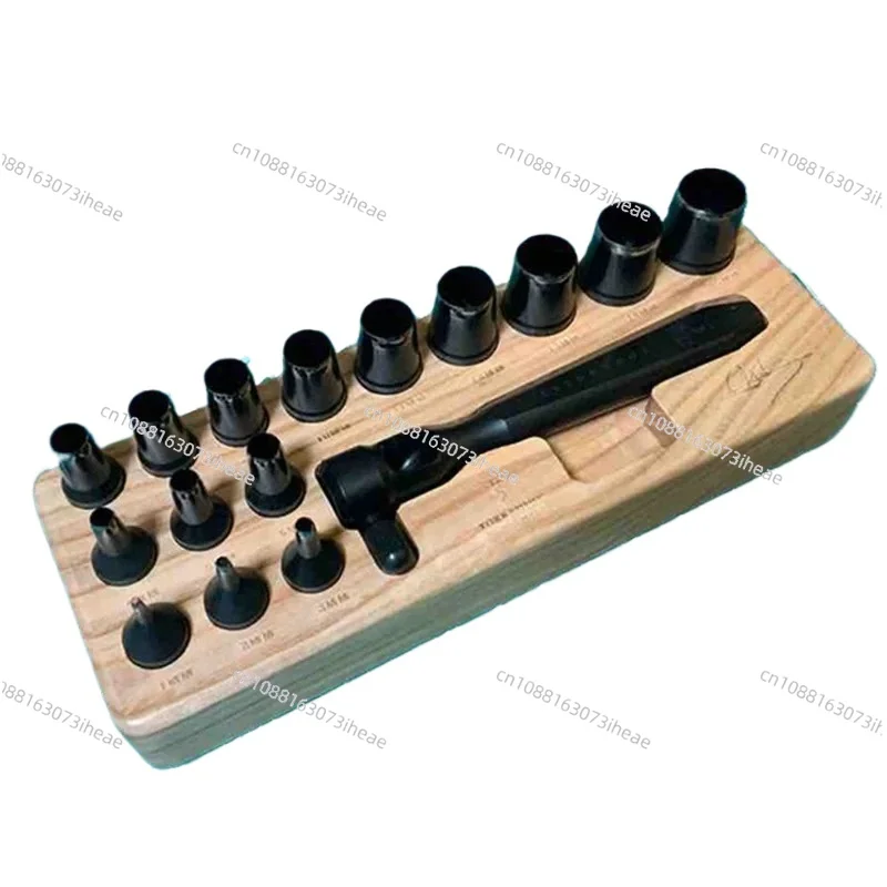 

Manual Leather Punching Machine Replaceable Round Hole Punching Machine 1-15MMDIY Leather Punching Tool Set DC53 Mold Steel
