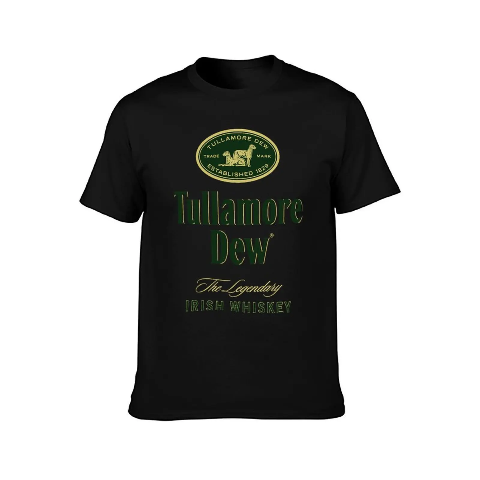 Tullamore DEW Company brewery T-Shirt, Summer Casual Cotton Tee, Oversized Streetwear Tops, Vintage Graphic Print, 100% Cotton