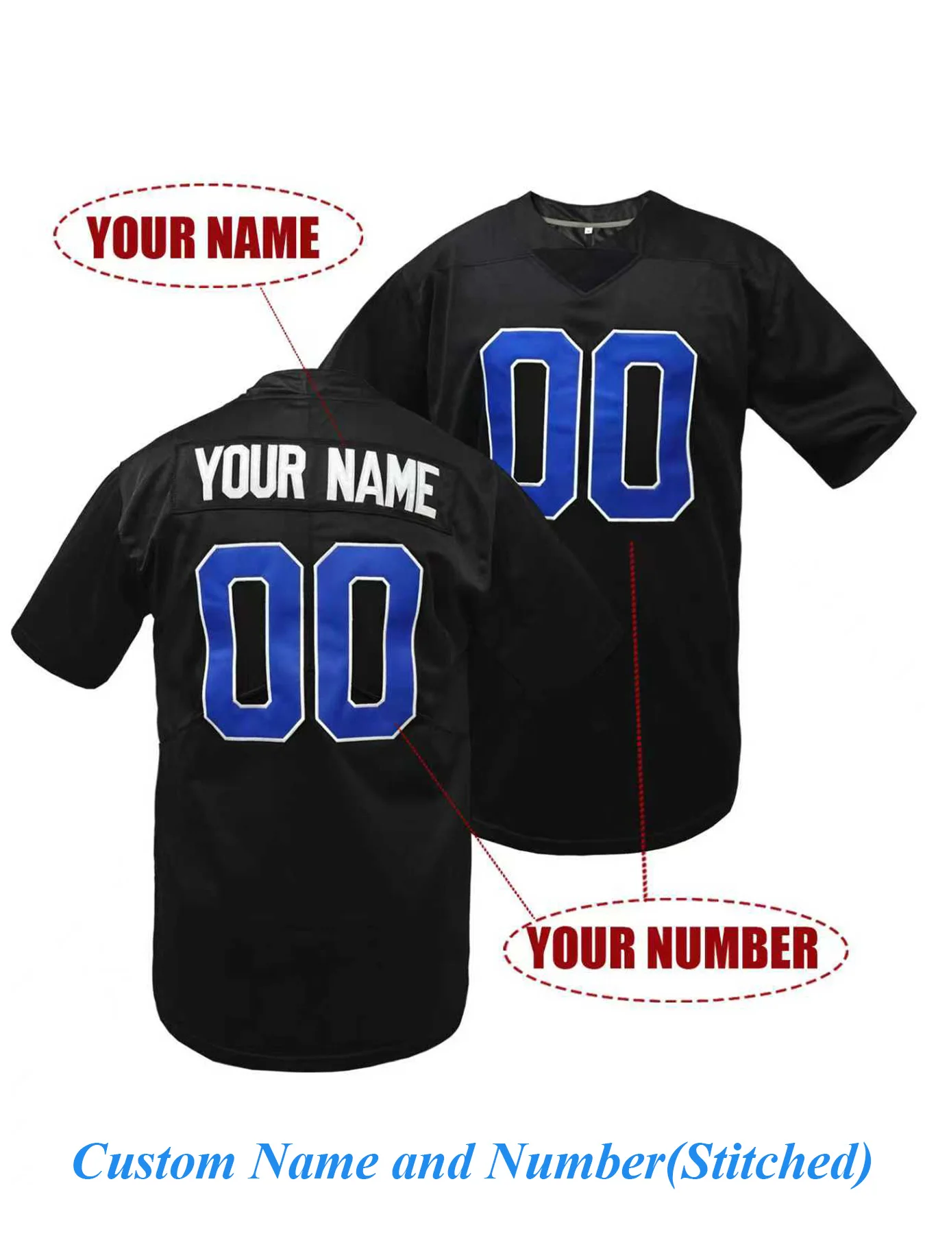 

Custom Name & Number Indianapolis Rugby Jersey Men's Short Sleeve Breathable Embroidery Rugby Jersey, Sports Uniform DIY T-Shirt