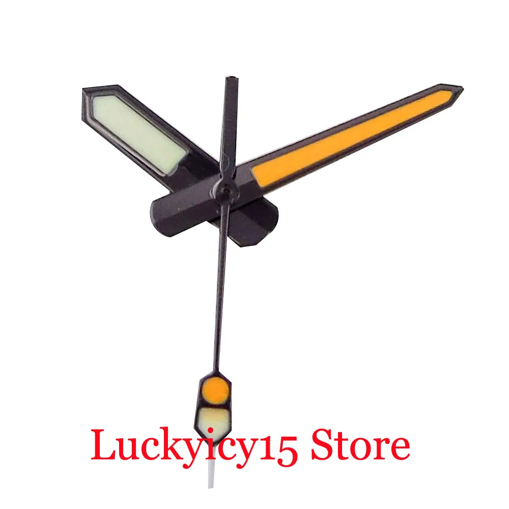 

Green Luminous Sliver Green Hands Glowing in the Dark Fit for NH35A NH36A SKX 007 SRP Automatic Movement Men's Wristwatch