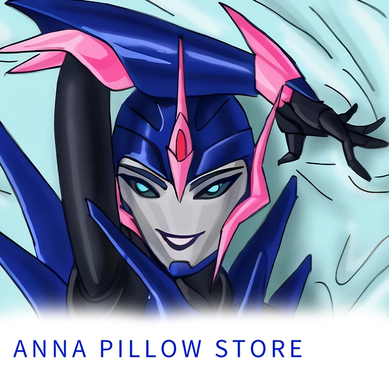 Dakimakura Transformers Prime Arcee 2WAY Hugging Body Pillow Case Anime Pillow Cushion Cover