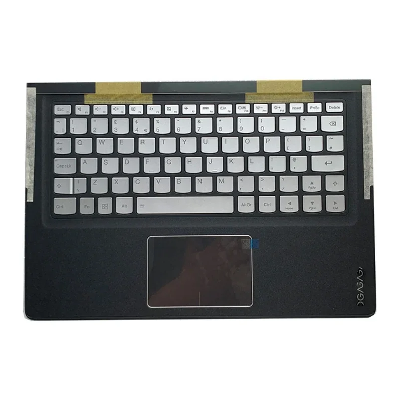 New for Lenovo Ideapad Yoga 900S-12ISK Laptop C Cover Palmrest Upper Case with UK English Backlit Keyboard 5CB0K93854 SN20K09882