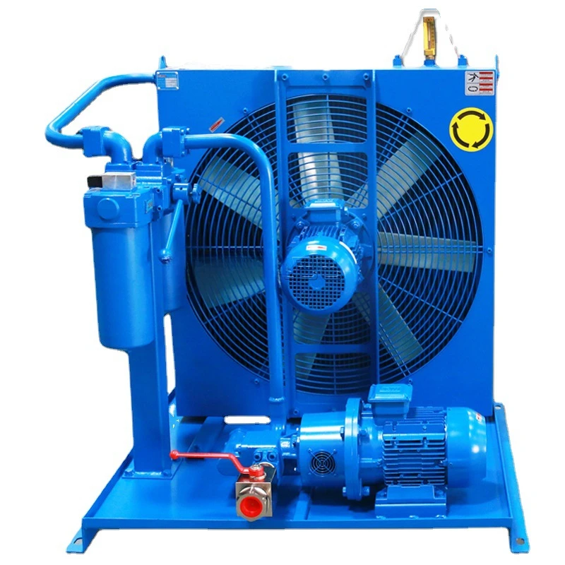 Gearbox cooling gear reducer radiator self-circulating air