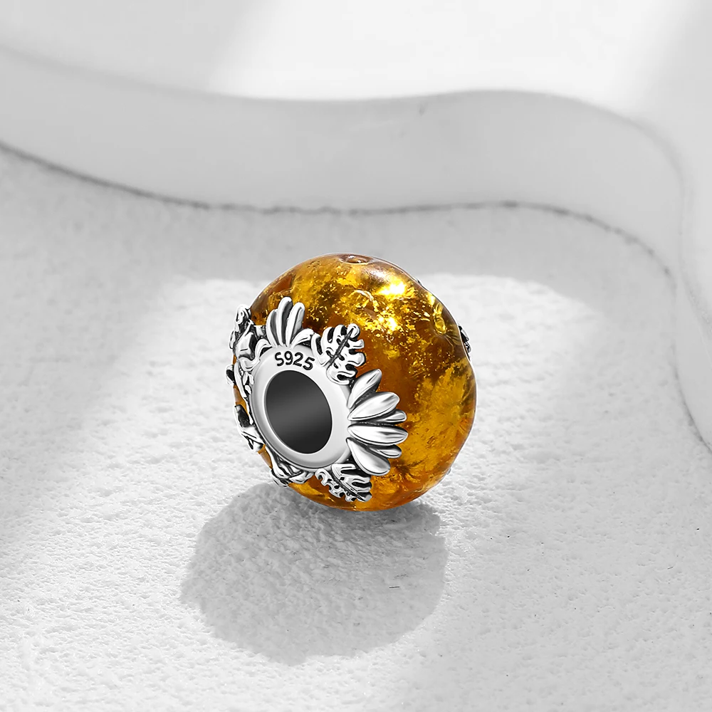 MINISO Disney Simba The Lion King Pendant Charms S925 Beads Fit Bracelet Sterling Silver DIY Jewelry Kids Women Gift Accessories image 2