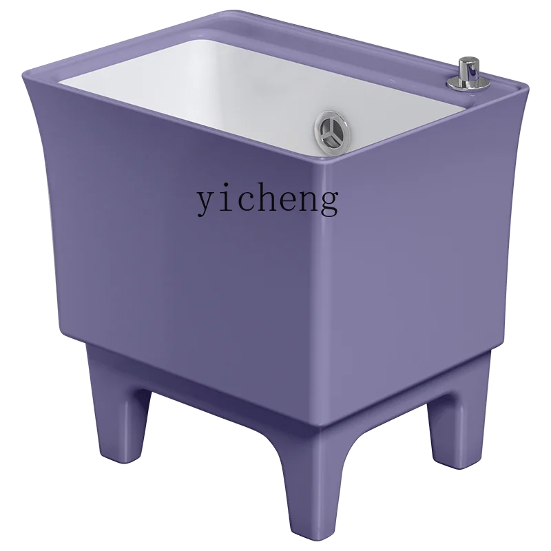 

YY Floor Ceramic Balcony Purple Wash Mop Pool Mop Sink Mop Basin Mop Pool