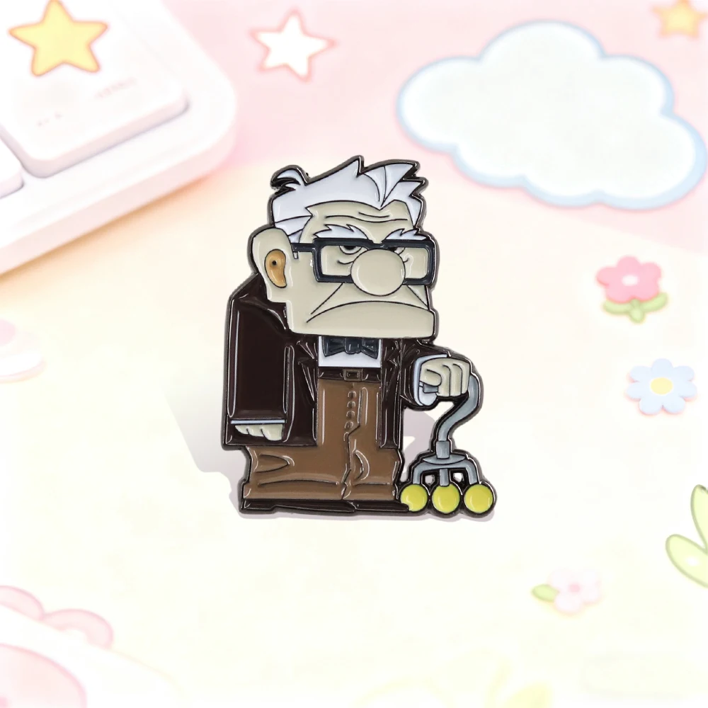 Klassische Anime-Brosche, niedlicher Chibi-Oldtimer, Emaille-Abzeichen, Sammlerstück aus Metall, Film-Accessoire, Schmuckdekoration, Geschenk für Fans – Detail 11