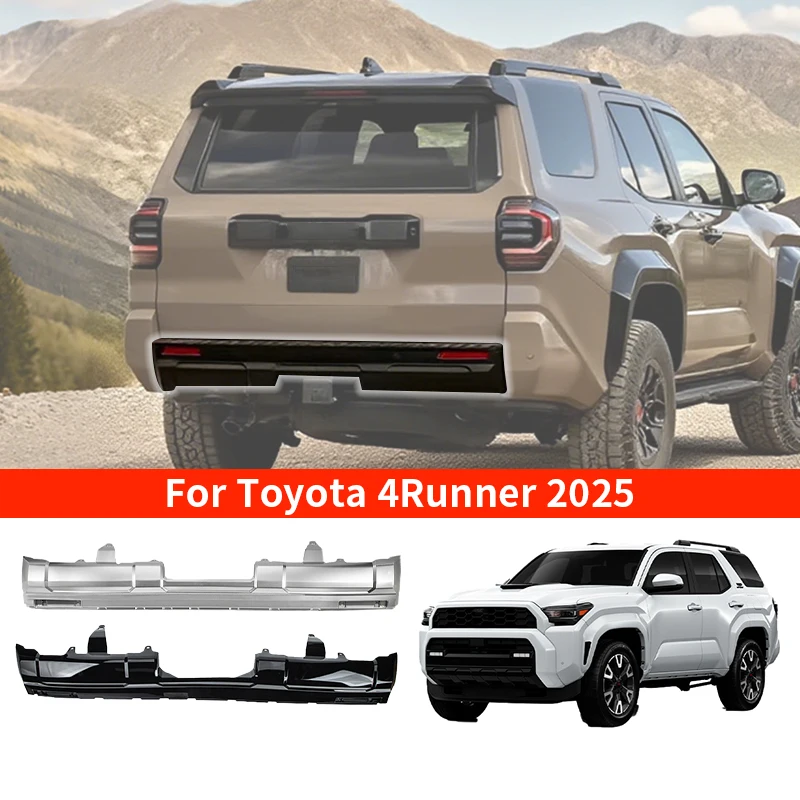 Rear Bumper Guide Groove For Toyota 4Runner 2025 Bumper Spoiler Exterior Upgrade Parts Car Accessories